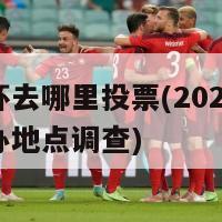 欧洲杯去哪里投票(2022欧洲杯举办地点调查)